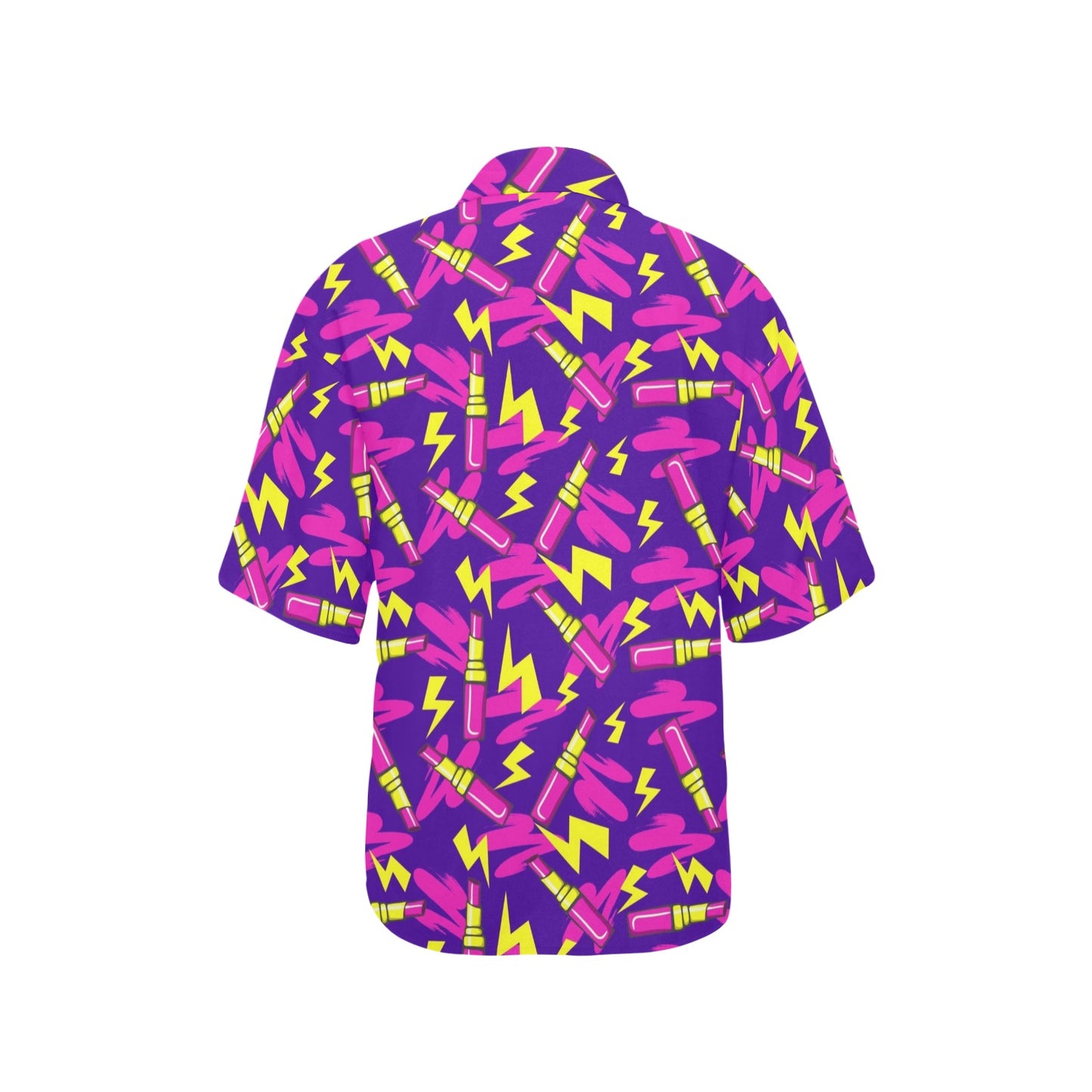 Lipstick Pattern Print Design LT04 Women's Hawaiian Shirt