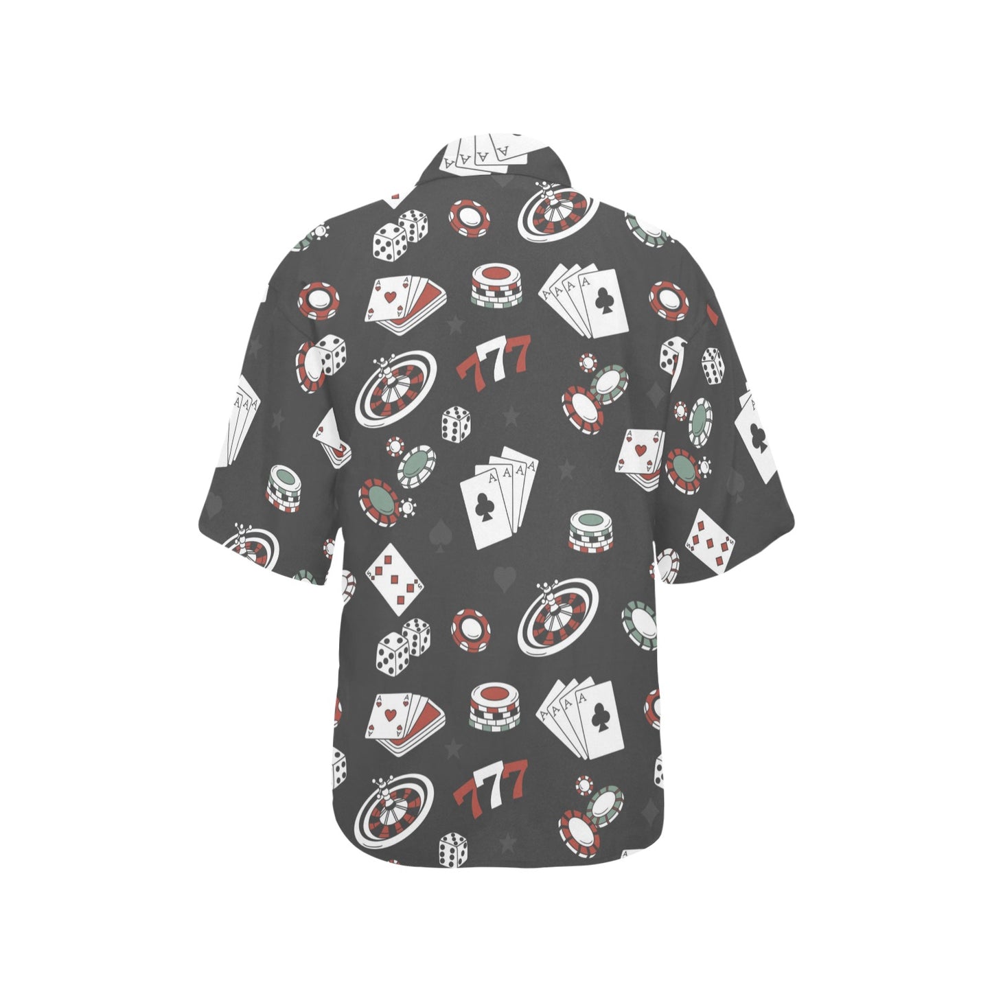 Casino Pattern Print Design 02 Women's Hawaiian Shirt