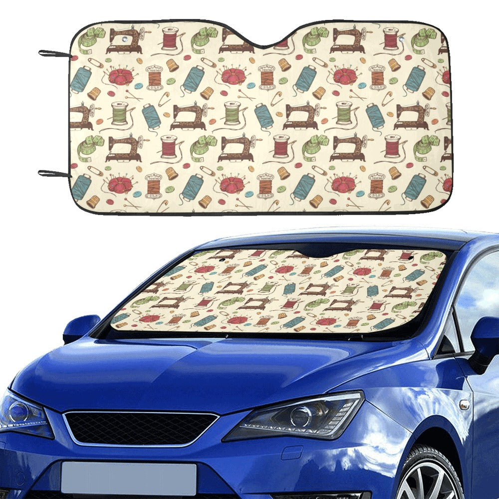 Sewing Equipment Print Design LKS303 Car front Windshield Sun Shade