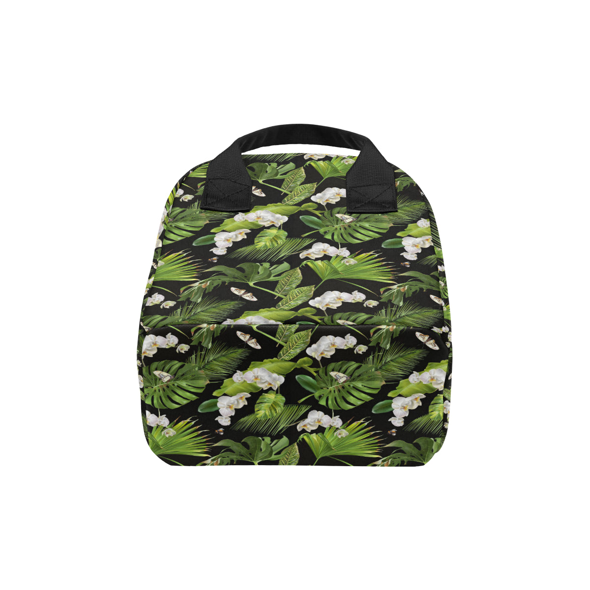 Tropical Flower Pattern Print Design TF026 Insulated Lunch Bag