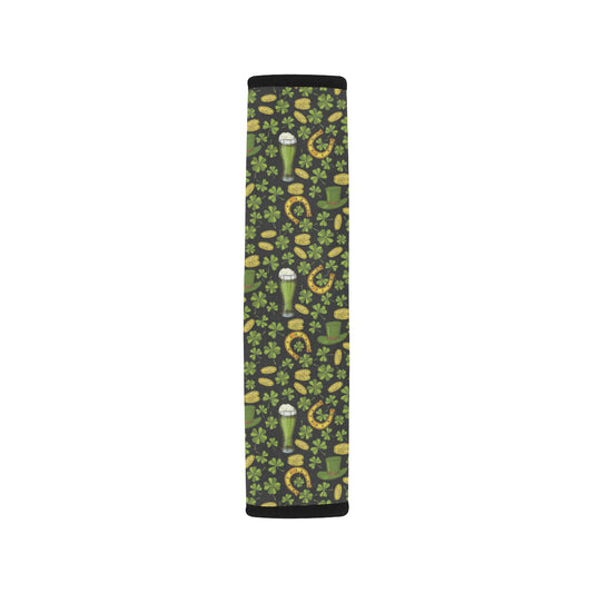 Clover St Patricks Pattern Print Design 03 Car Seat Belt Cover