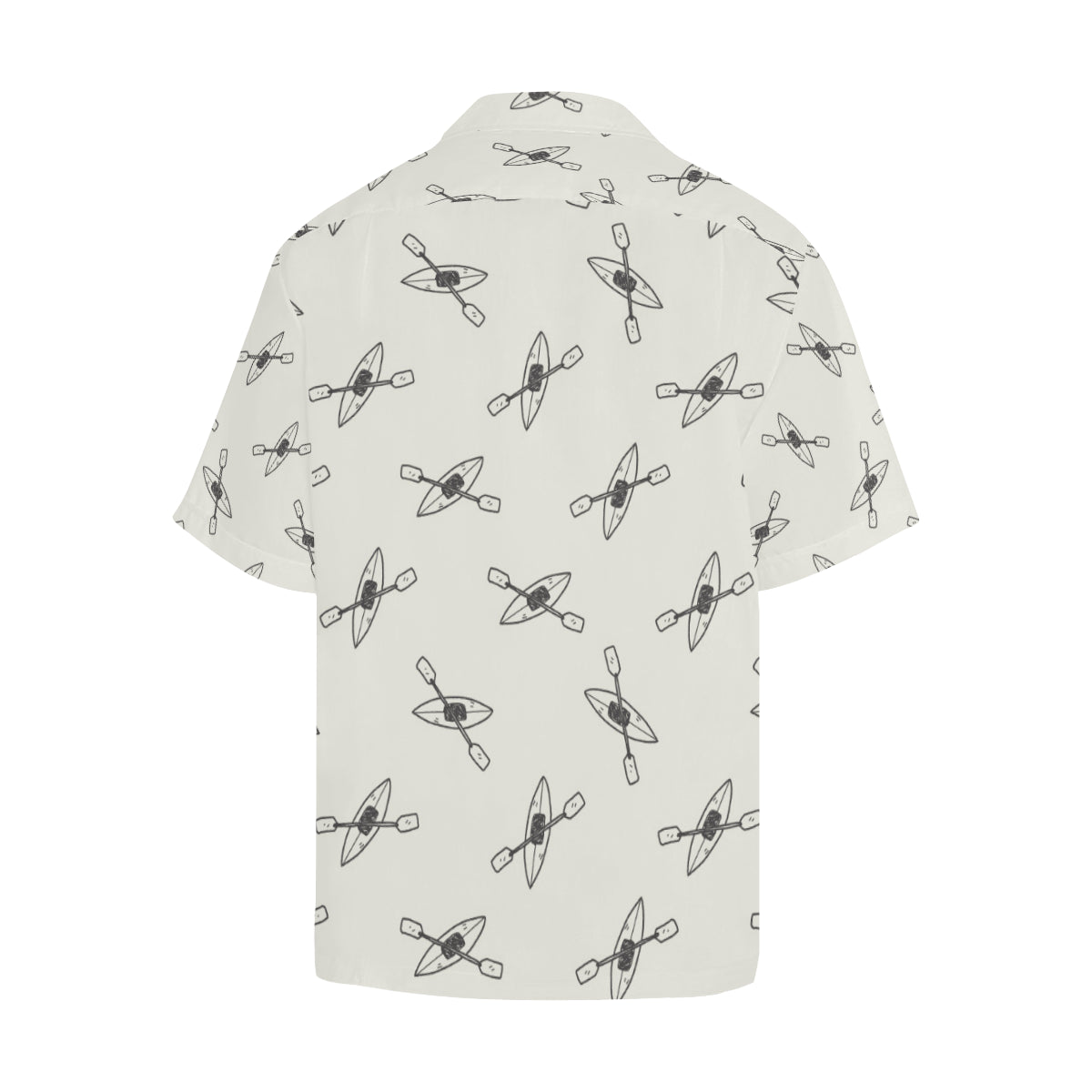 Kayak Pattern Print Design 01 Men's Hawaiian Shirt