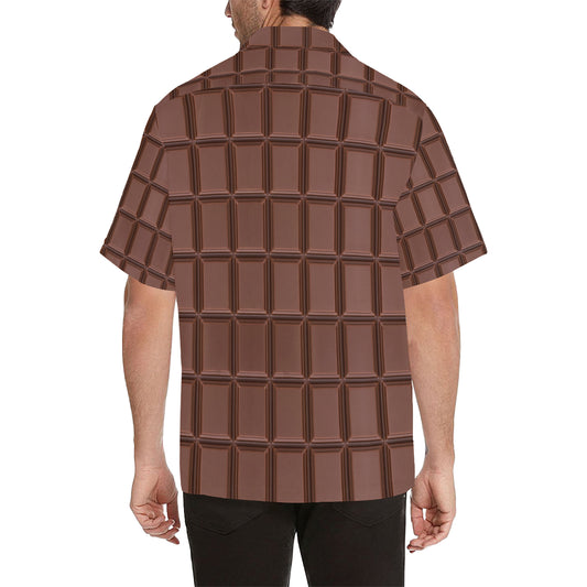 Chocolate Pattern Print Design 03 Men's Hawaiian Shirt