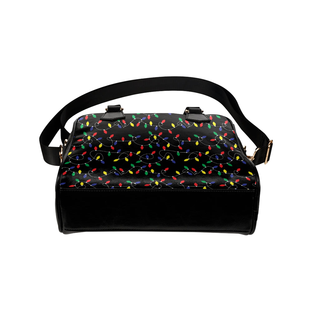 Christmas Light Pattern Print Design 04 Shoulder Handbag