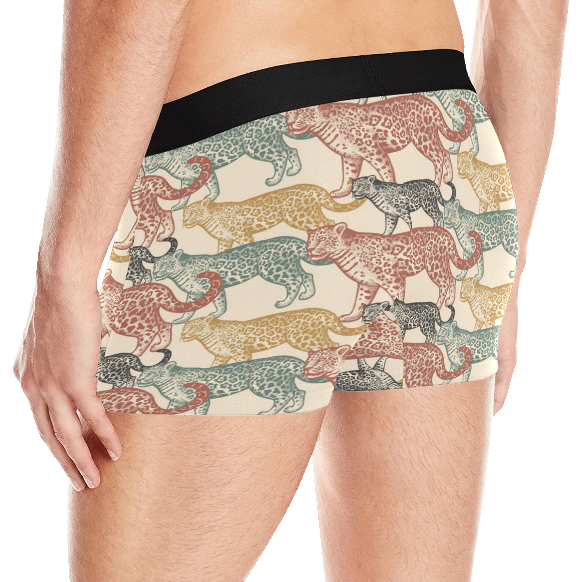 Jaguar Pattern Print Design 01 Men's Boxer Briefs