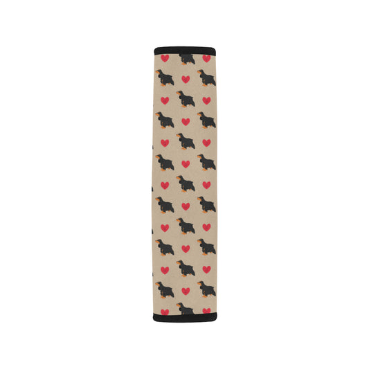 Cocker Pattern Print Design 02 Car Seat Belt Cover