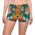 Amaryllis Pattern Print Design AL06 Yoga Shorts