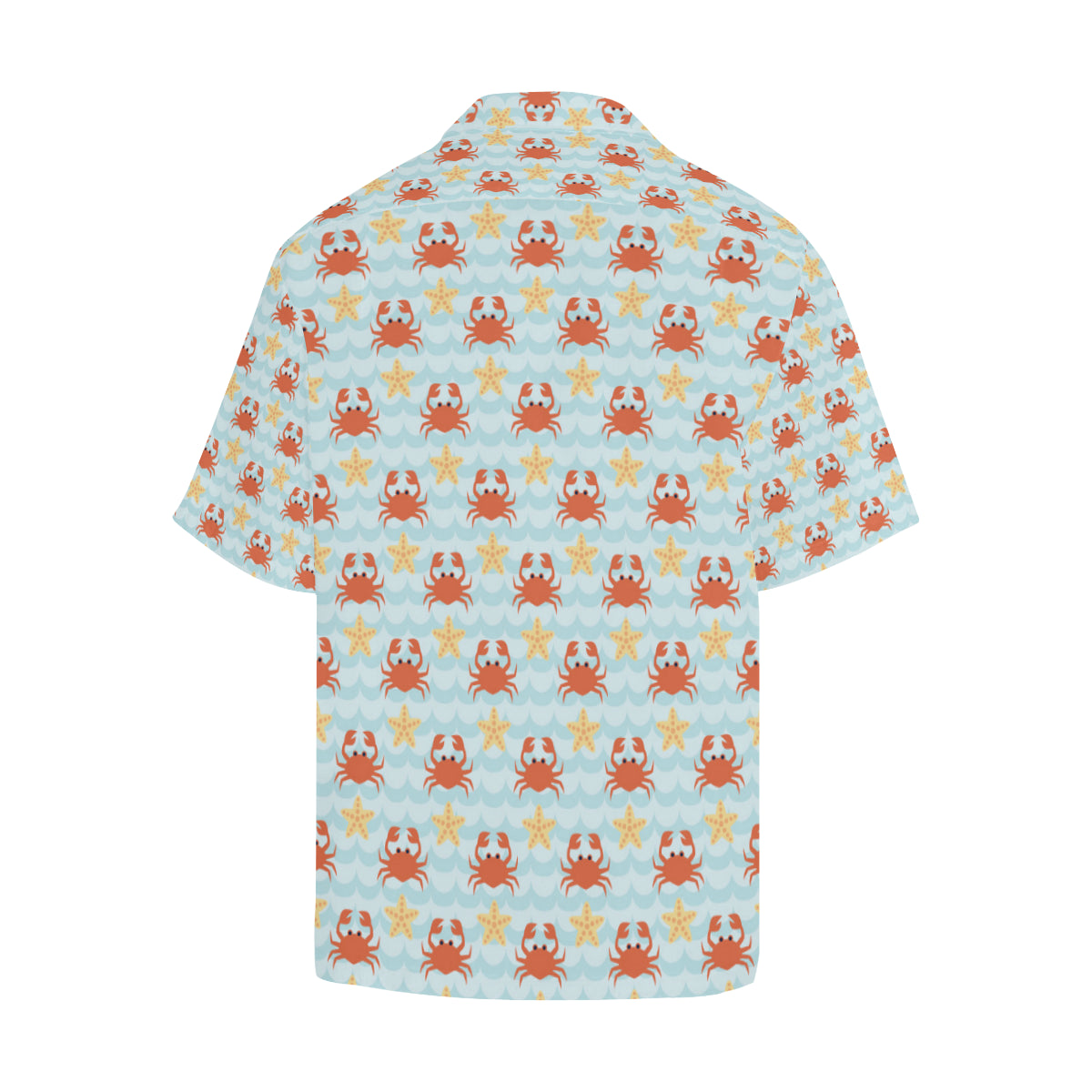 Crab Pattern Print Design 03 Men's Hawaiian Shirt
