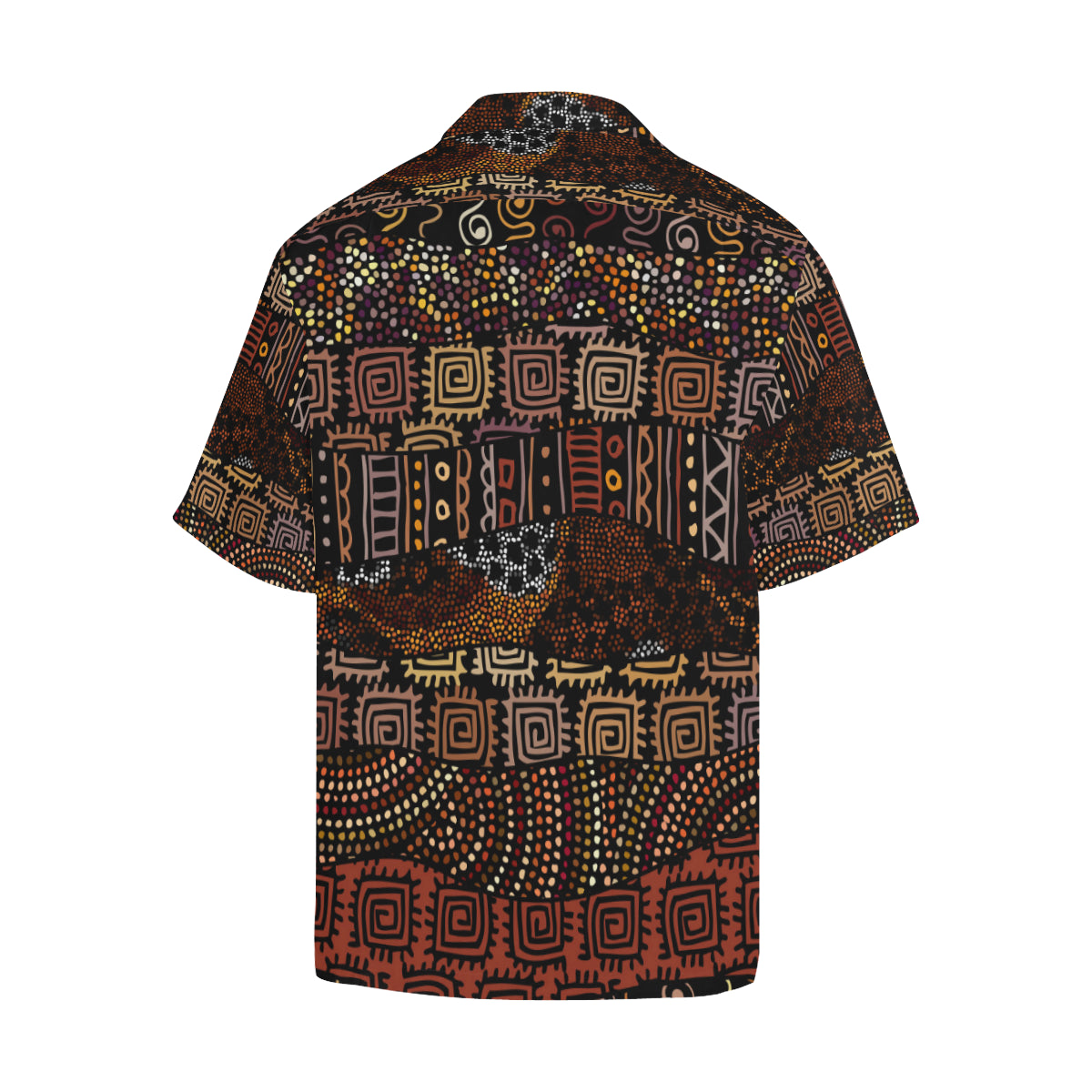 African Pattern Print Design 07 Men's Hawaiian Shirt