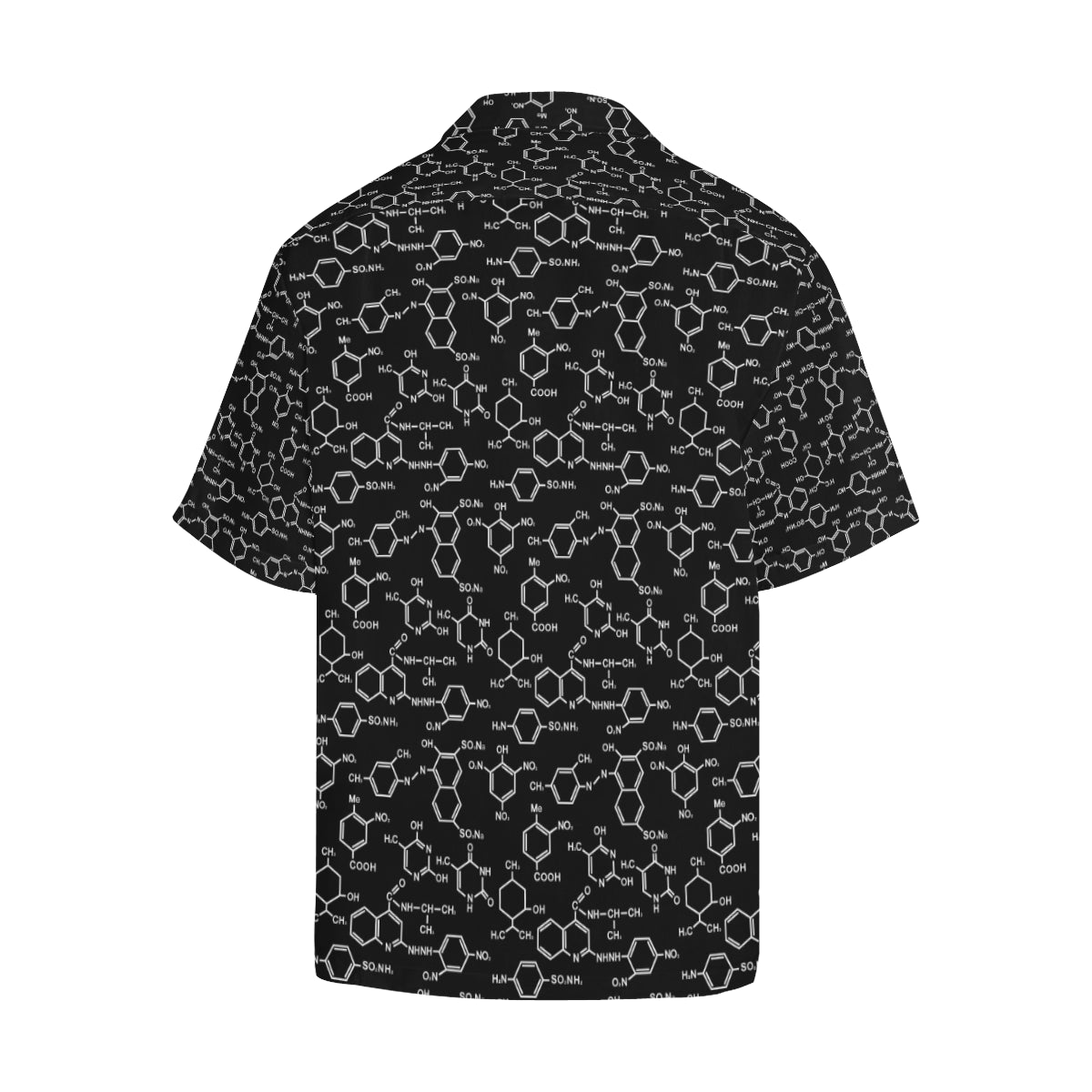 Chemical Pattern Print Design 02 Men's Hawaiian Shirt