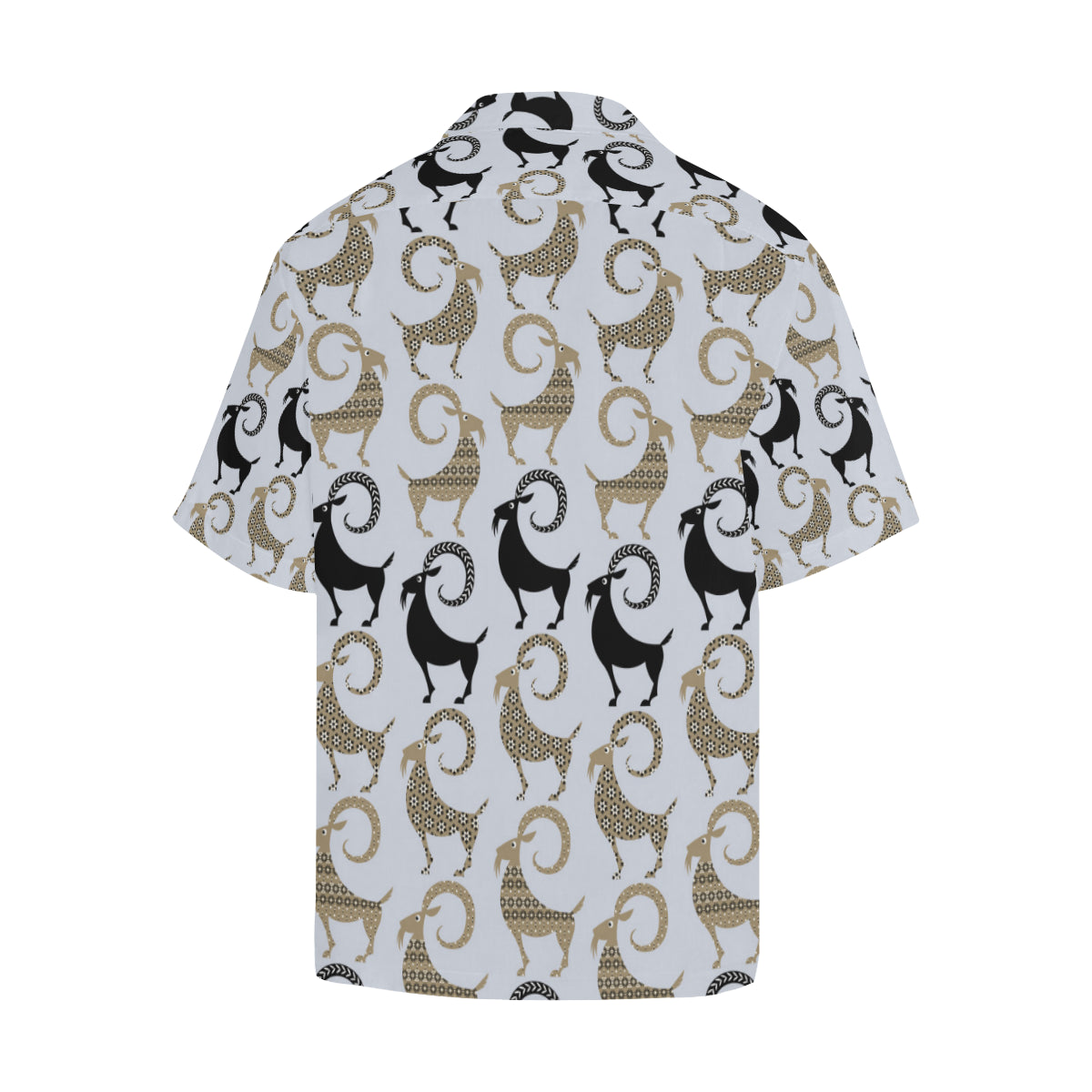 Goat Pattern Print Design 03 Men's Hawaiian Shirt