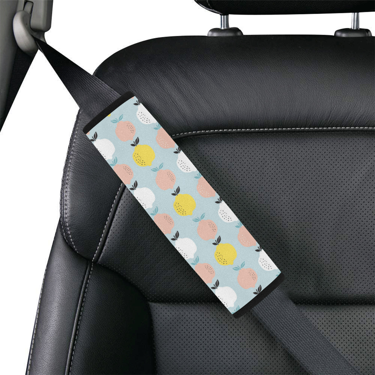 Citrus Pattern Print Design 03 Car Seat Belt Cover