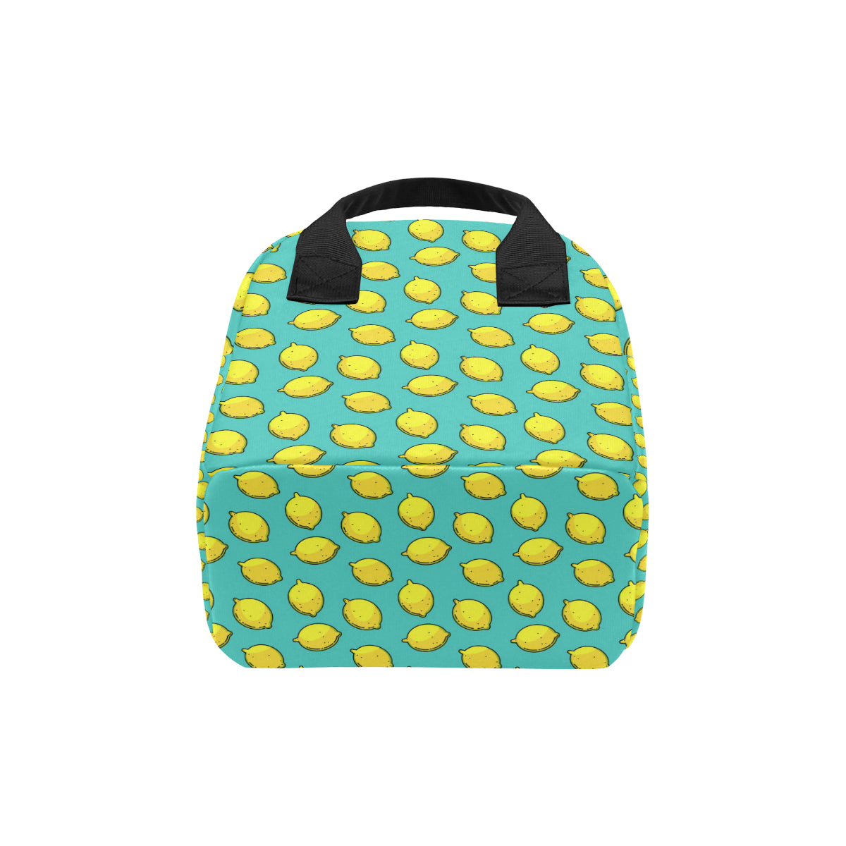 Lemon Pattern Print Design LM04 Insulated Lunch Bag