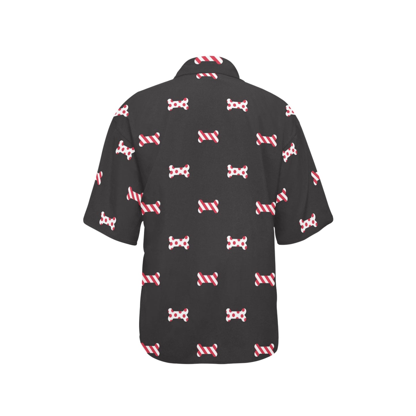 Dog Bone Pattern Print Design 04 Women's Hawaiian Shirt