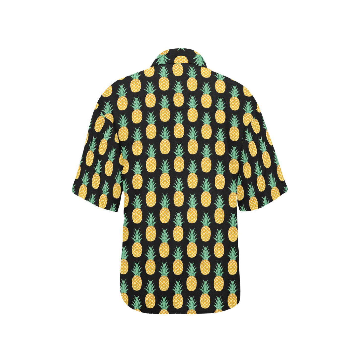 Pineapple Pattern Print Design A03 Women's Hawaiian Shirt