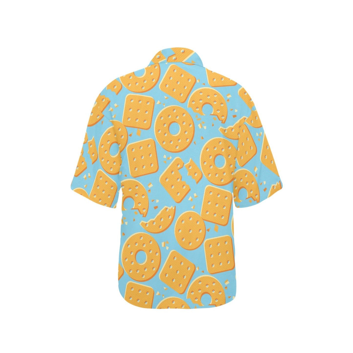 Cracker Pattern Print Design 02 Women's Hawaiian Shirt