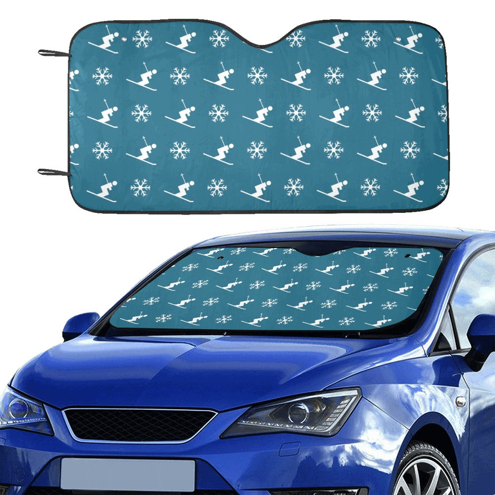 Ski Print Design LKS301 Car front Windshield Sun Shade
