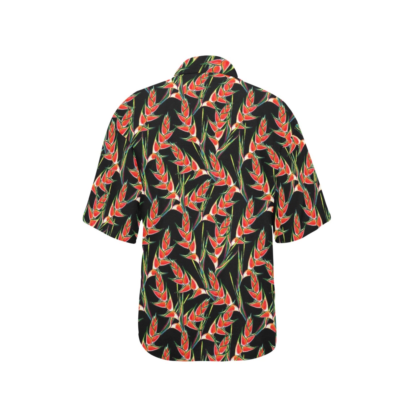 Heliconia Pattern Print Design HL010 Women's Hawaiian Shirt