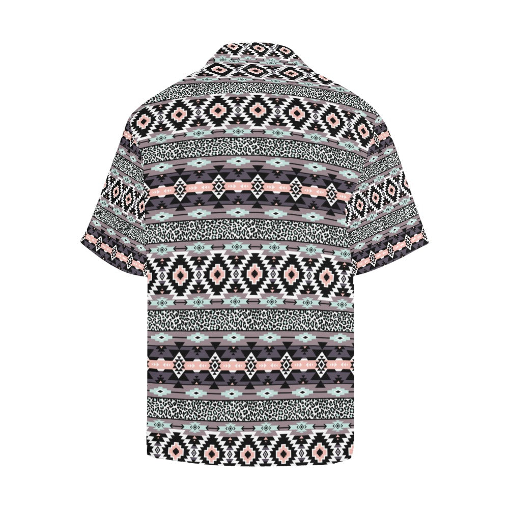 Safari Pattern Print Design LKS302 Men's Hawaiian Shirt