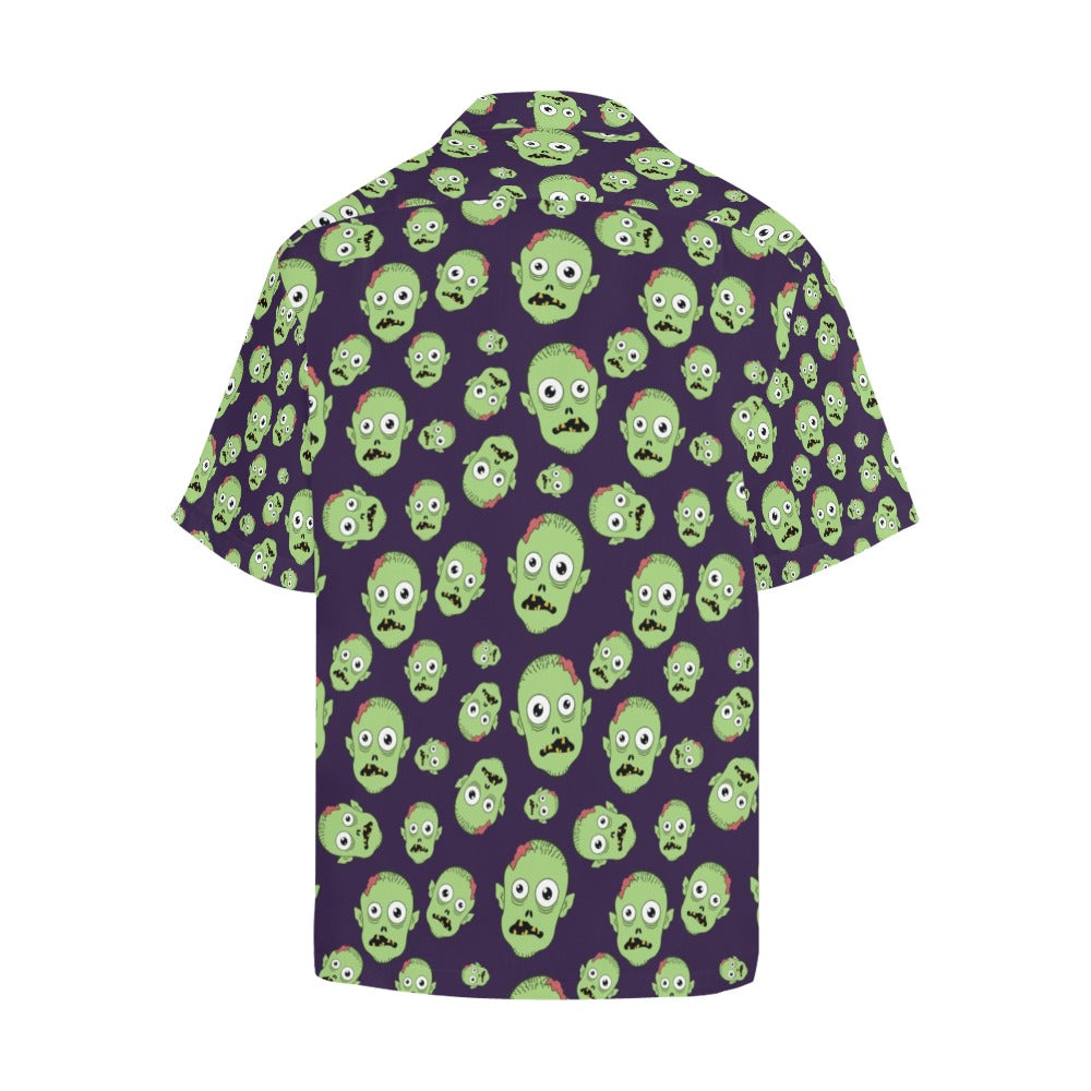 Zombie Print Design LKS303 Men's Hawaiian Shirt
