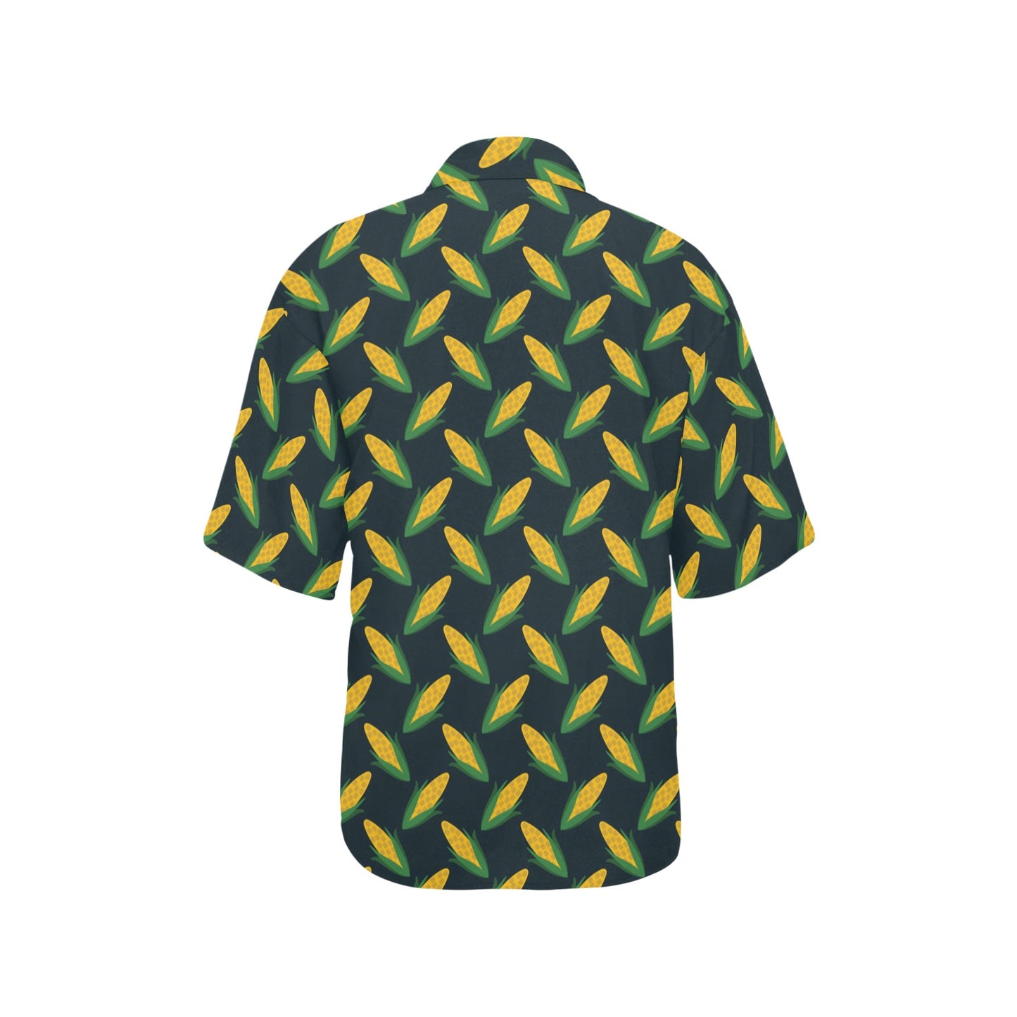 Corn Pattern Print Design 02 Women's Hawaiian Shirt