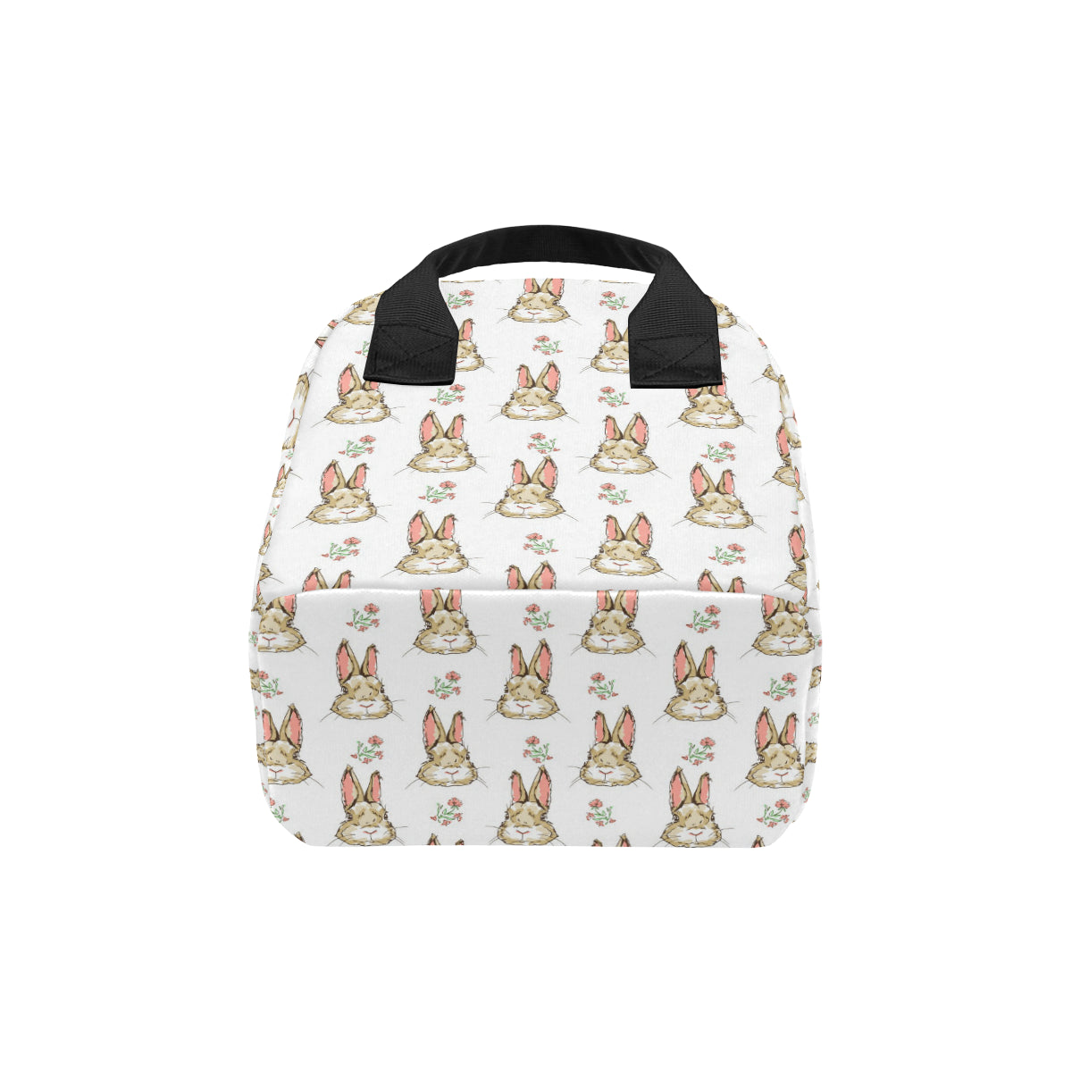 Rabbit Pattern Print Design RB09 Insulated Lunch Bag