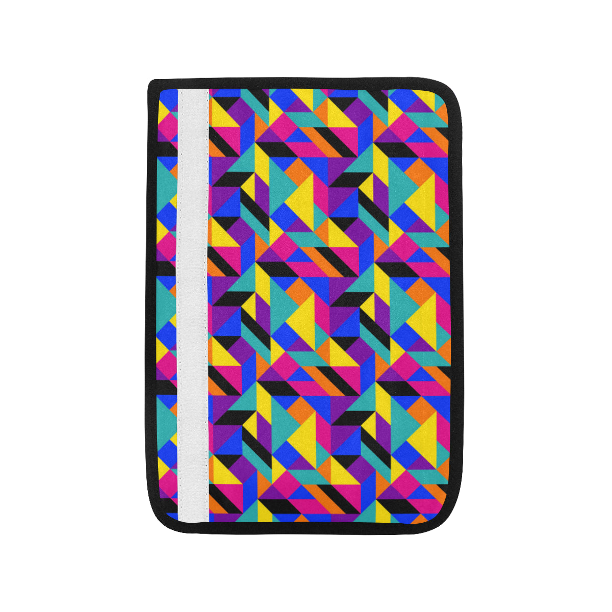 90s Colorful Pattern Print Design 1 Car Seat Belt Cover