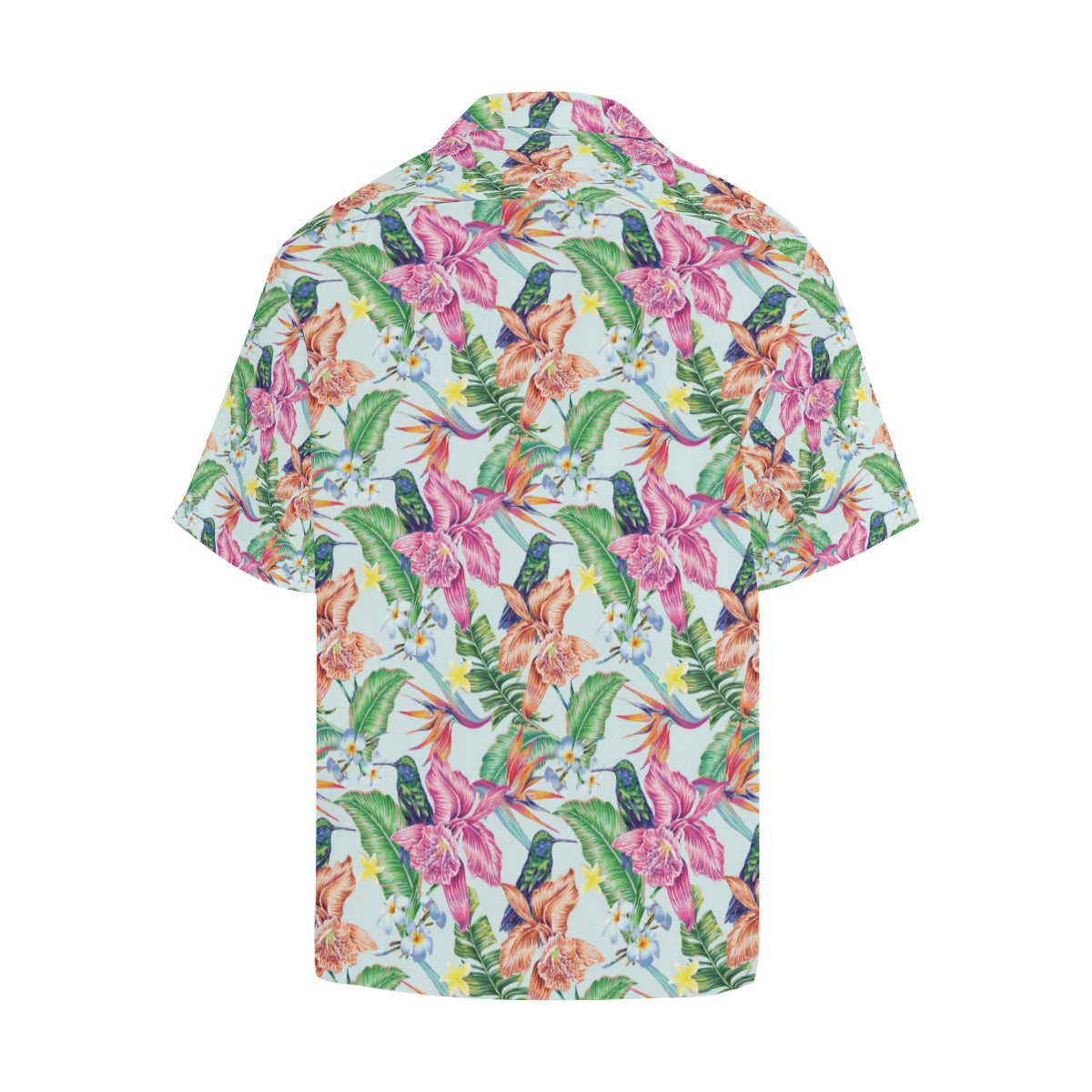 Hummingbird Tropical Pattern Print Design 05 Men's Hawaiian Shirt
