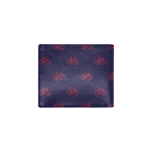 Bicycle Pattern Print Design 01 Men's ID Card Wallet