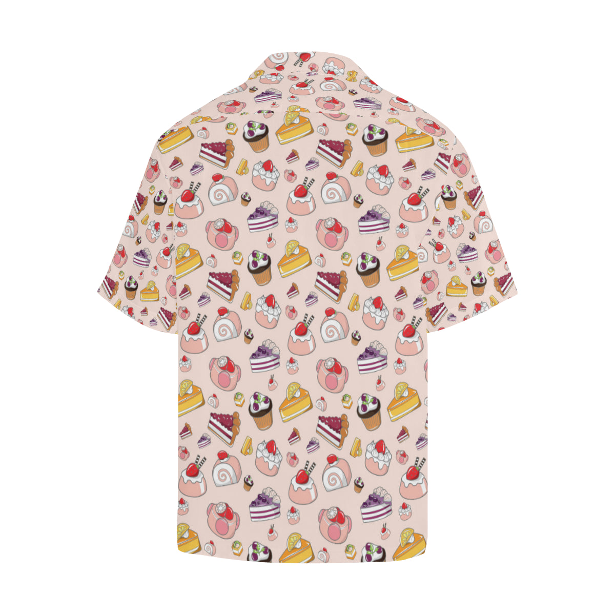 Cake Pattern Print Design 01 Men's Hawaiian Shirt