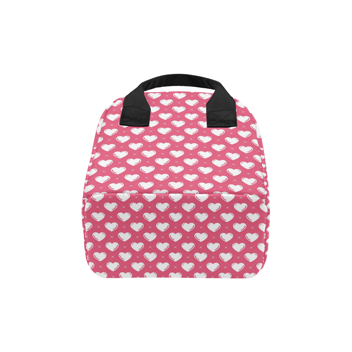 Heart Pattern Print Design HE07 Insulated Lunch Bag