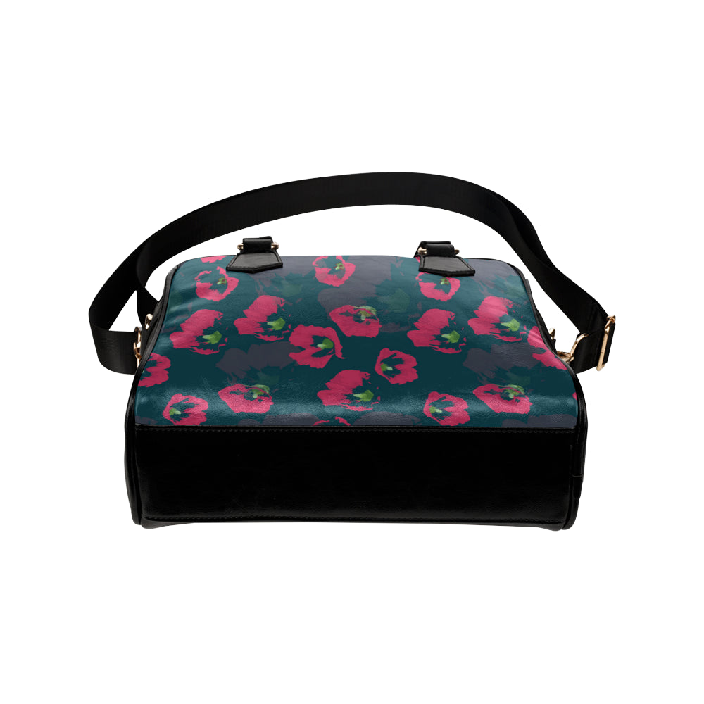 Morning Glory Pattern Print Design 01 Shoulder Handbag