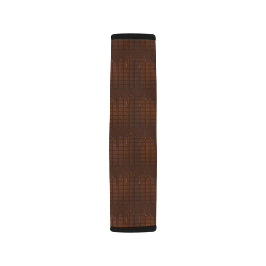 Chocolate Pattern Print Design 01 Car Seat Belt Cover