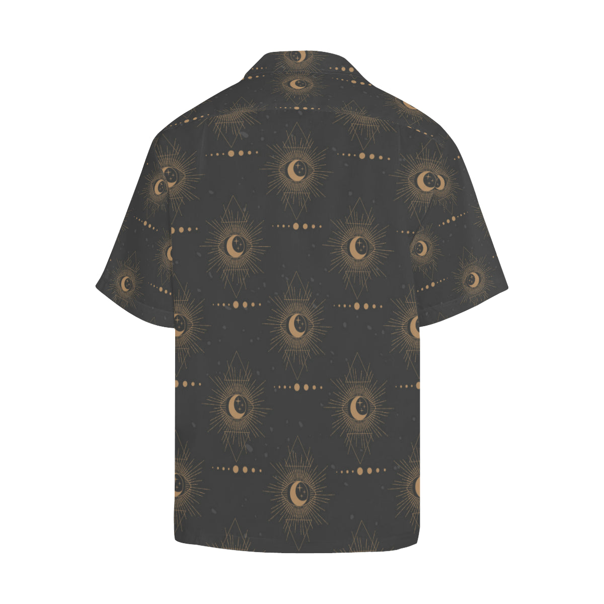 Moon Boho Pattern Print Design 02 Men's Hawaiian Shirt
