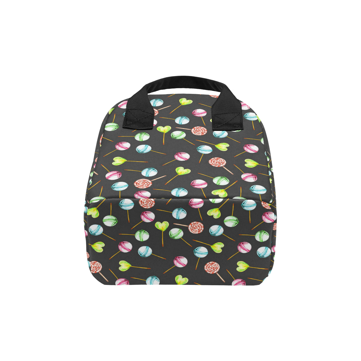 Lollipop Pattern Print Design LL02 Insulated Lunch Bag