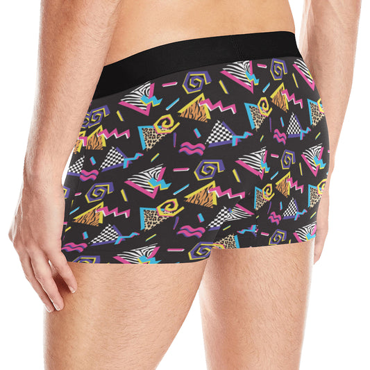80s Pattern Print Design 3 Men's Boxer Briefs