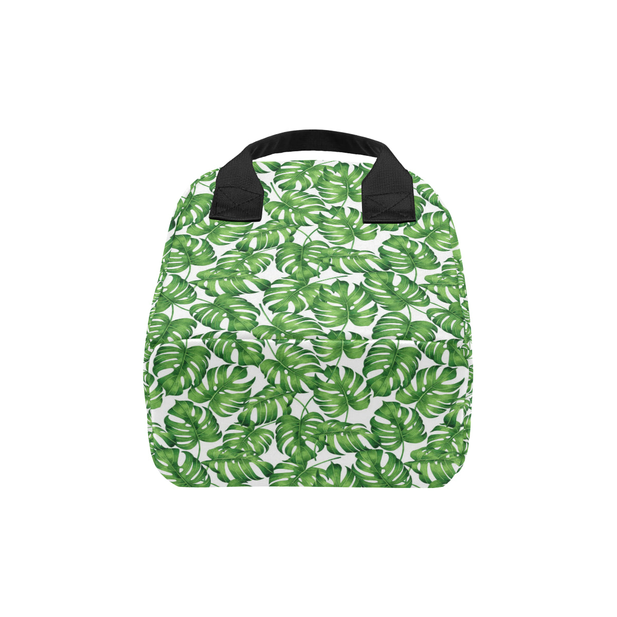 Palm Leaves Pattern Print Design PL08 Insulated Lunch Bag
