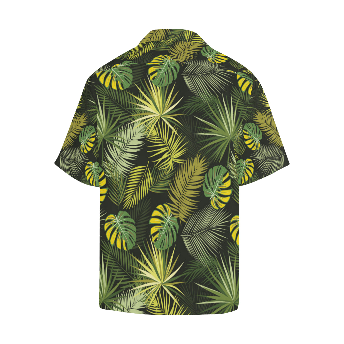 Palm Leaf Pattern Print Design A05 Men's Hawaiian Shirt