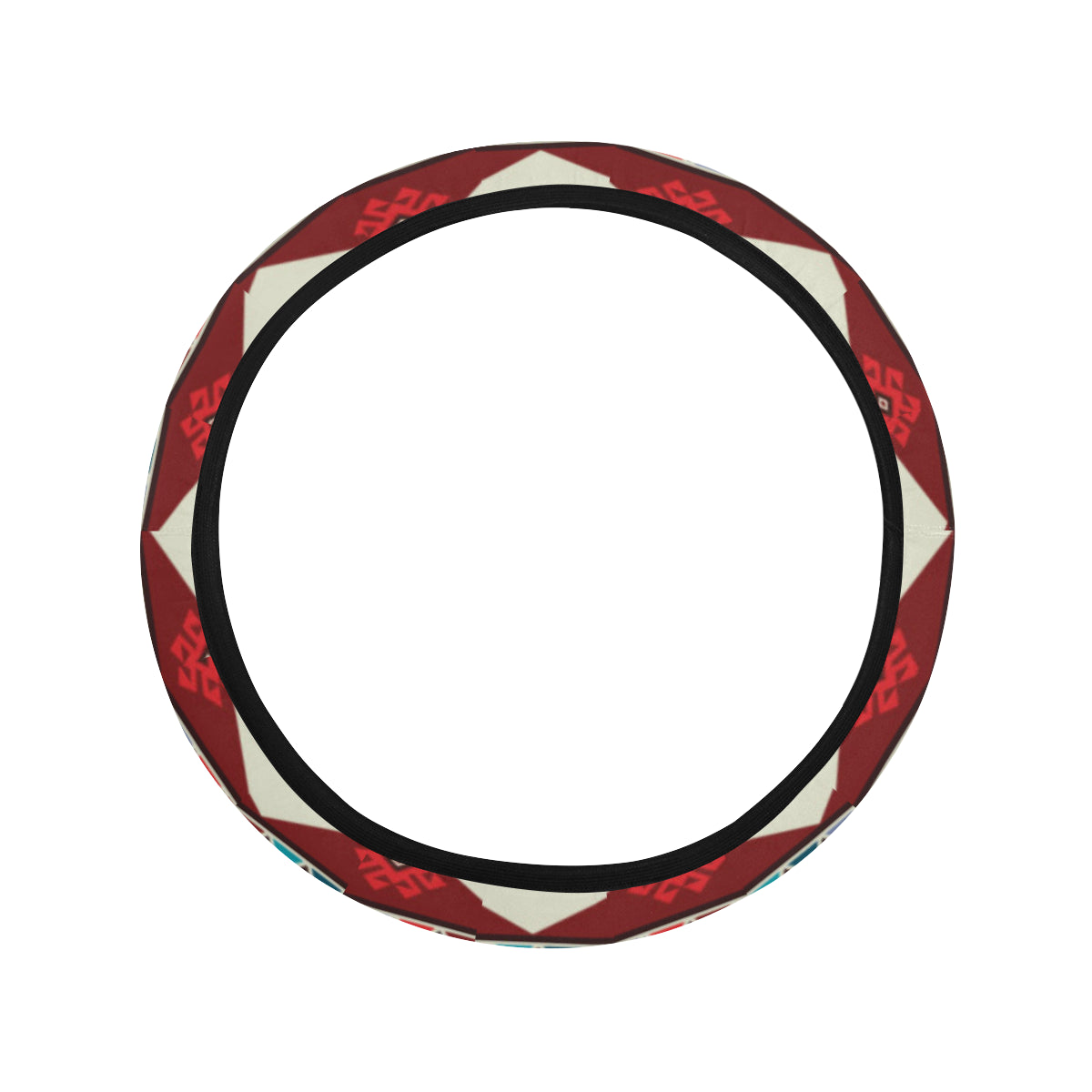 Tribal Aztec Indians native american Steering Wheel Cover with Elastic Edge