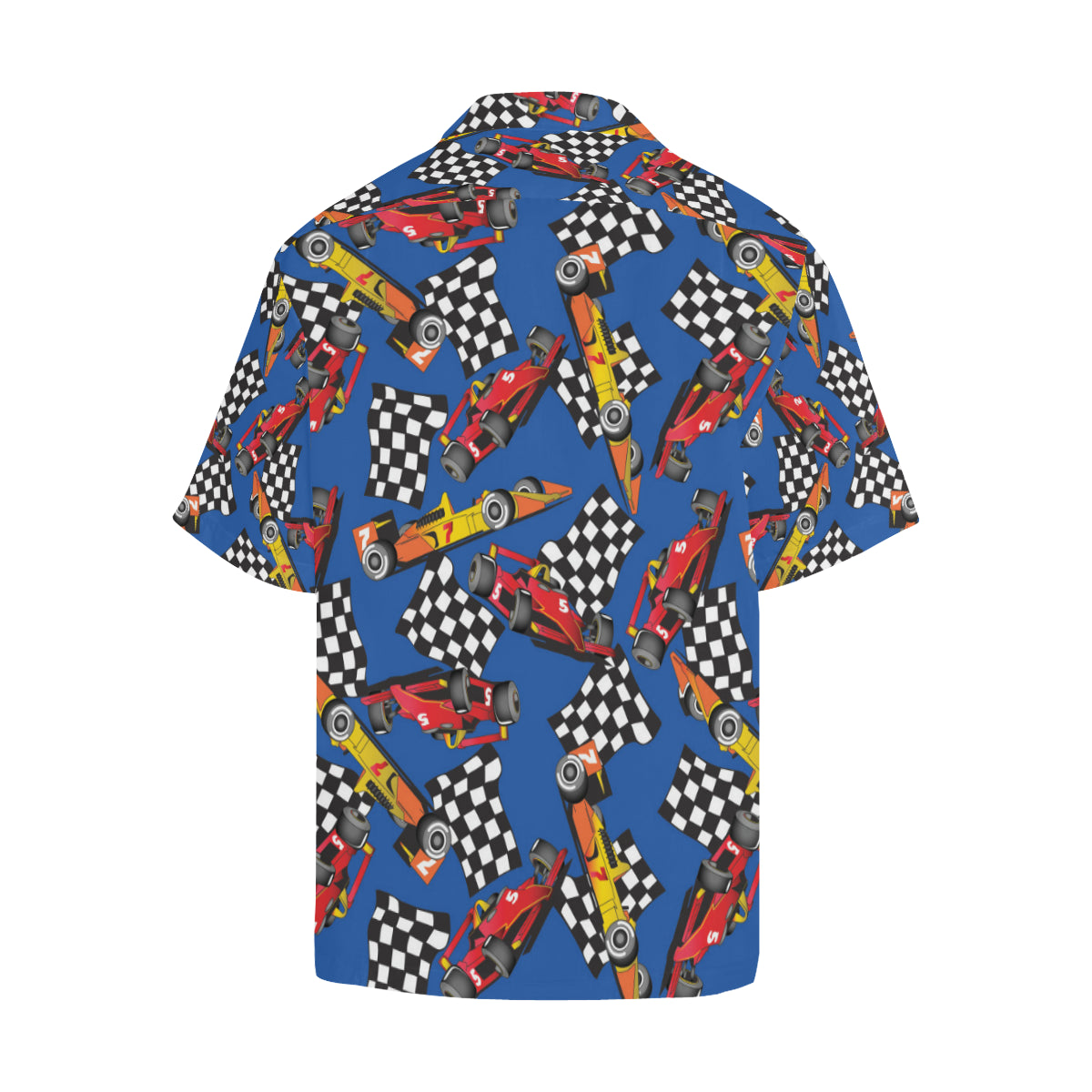 Racing Pattern Print Design A01 Men's Hawaiian Shirt