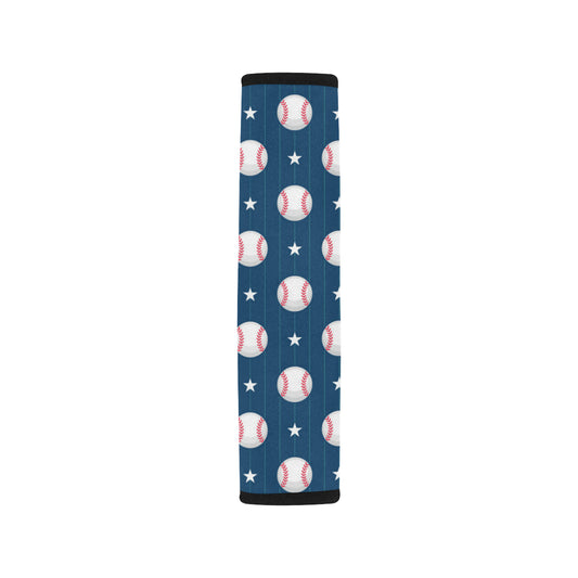 Baseball Star Print Pattern Car Seat Belt Cover