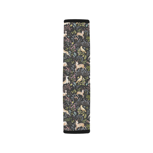 Deer Floral Jungle Car Seat Belt Cover
