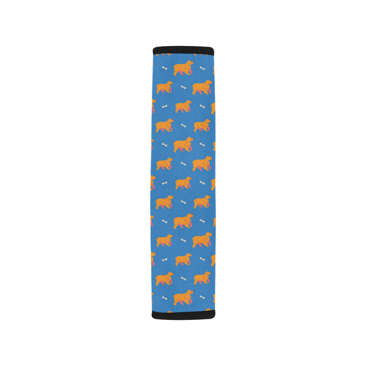 Cocker Pattern Print Design 04 Car Seat Belt Cover