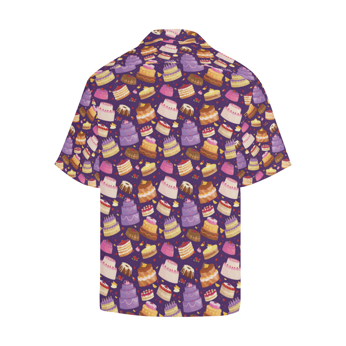 Cake Pattern Print Design 05 Men's Hawaiian Shirt