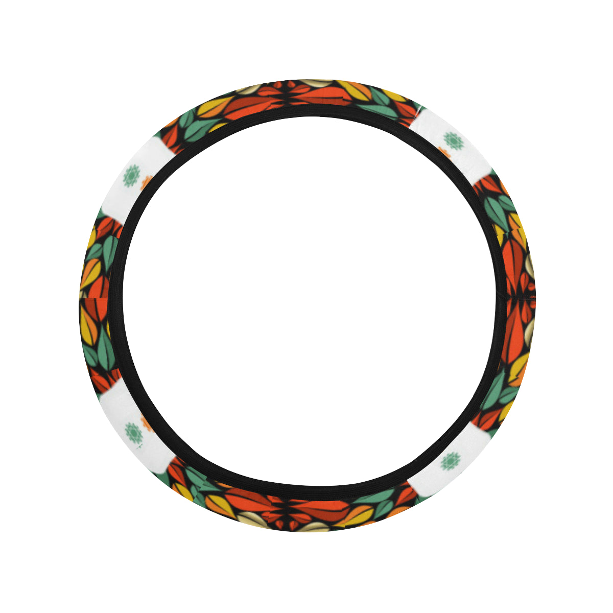 Chakra Yoga Steering Wheel Cover with Elastic Edge