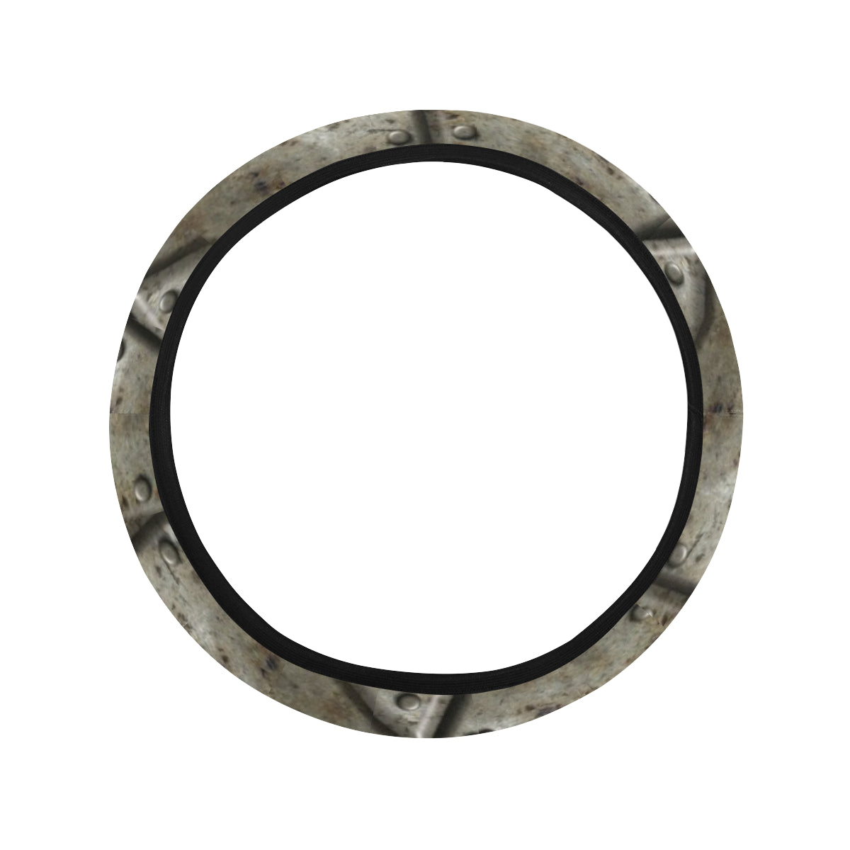 Armor Pattern Print Design 01 Steering Wheel Cover with Elastic Edge