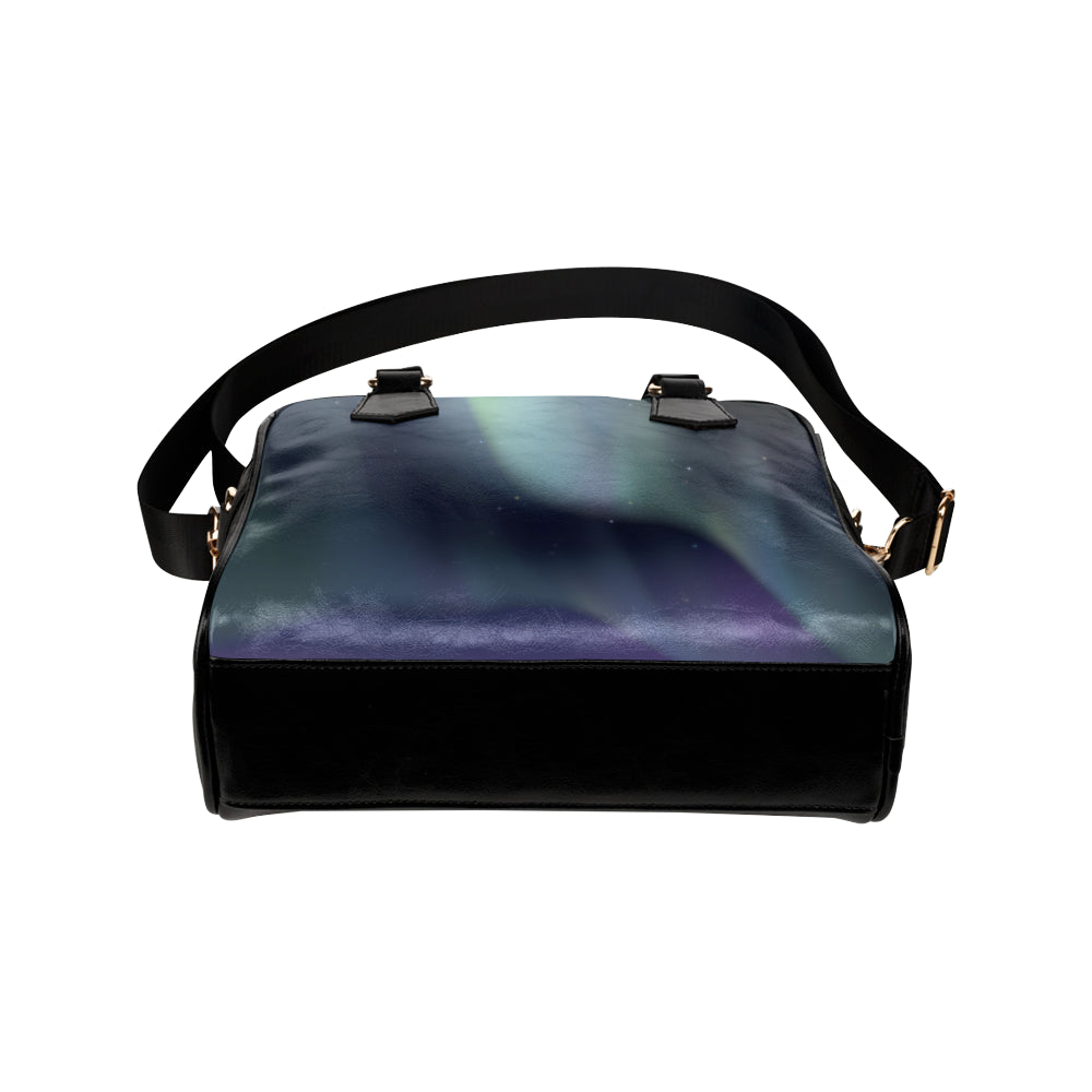 Aurora Borealis Pattern Print Design 01 Shoulder Handbag