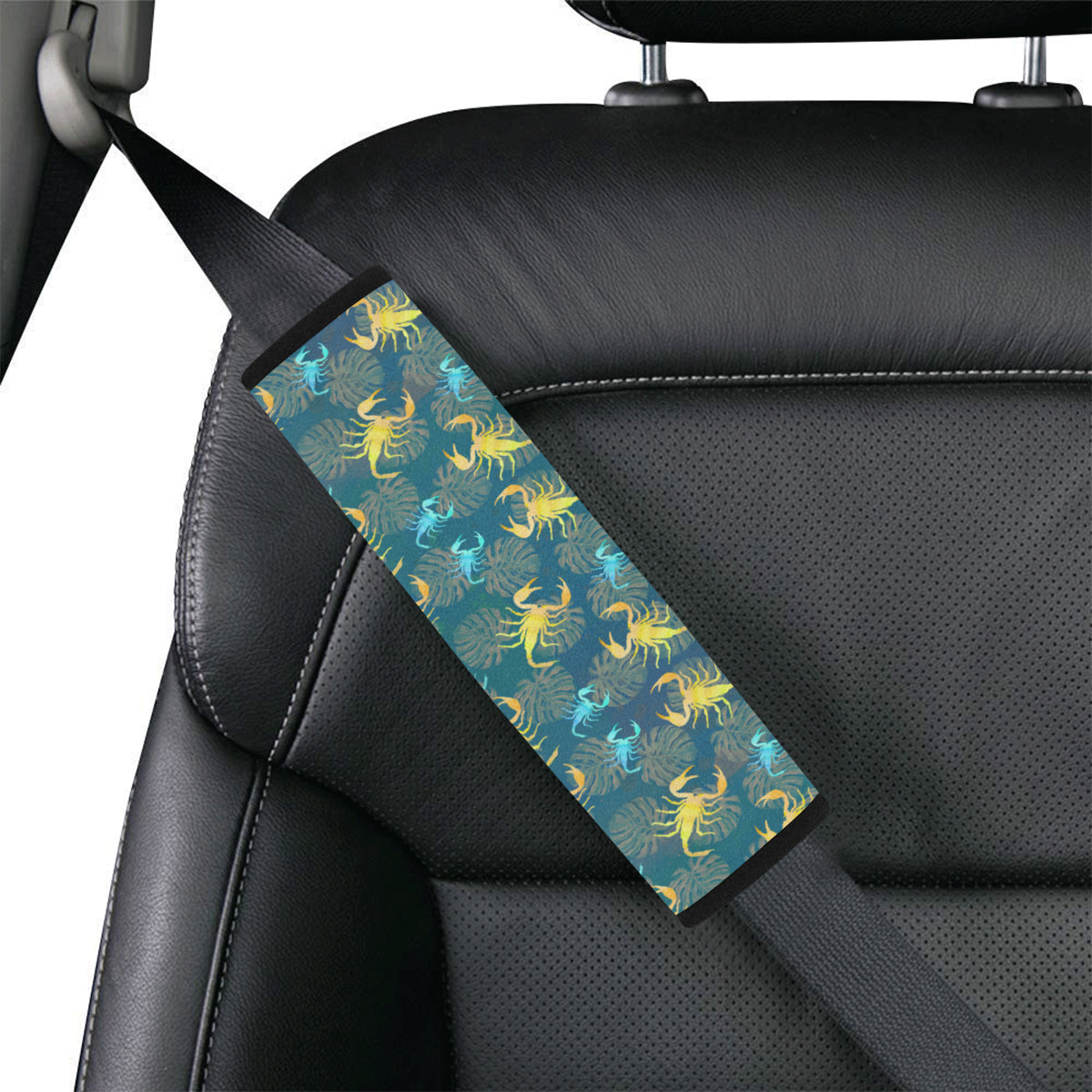 Scorpion Pattern Print Design 02 Car Seat Belt Cover