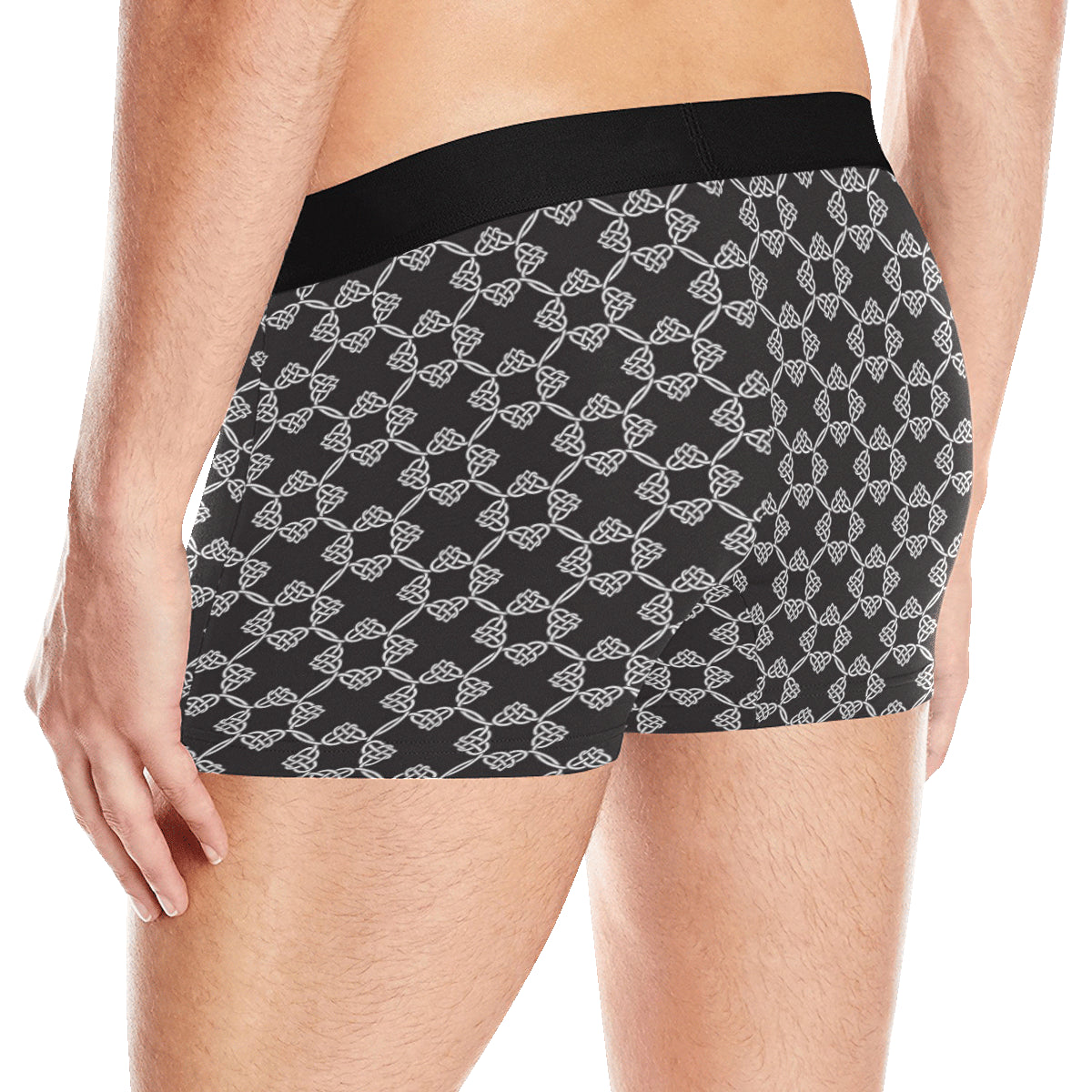Celtic Pattern Print Design 06 Men's Boxer Briefs