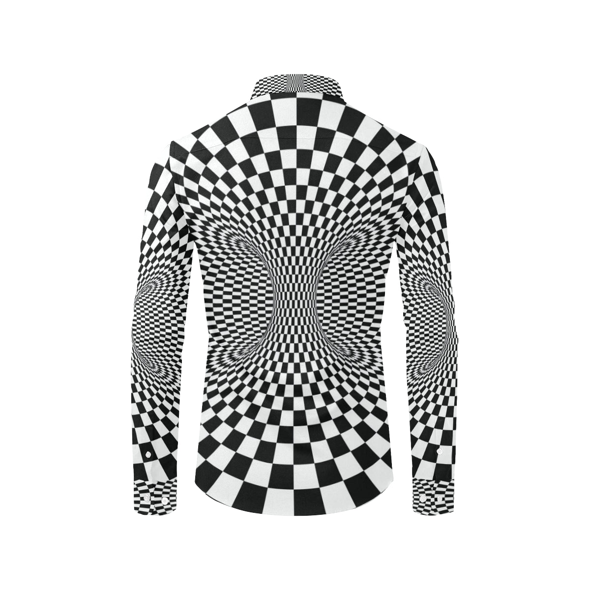 Optical illusion Projection Torus Men's Long Sleeve Shirt